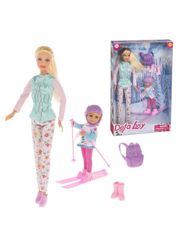 Игр. наб. Defa Lucy На прогулке, в компл. кукла 29см, кукла 15см, предм.
8шт., кор
