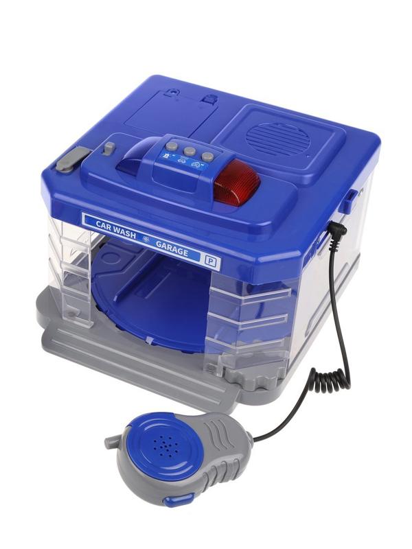 Игр.набор Автомойка, в комплекте: предметов 2шт., машина металл., откр.двери,
эл.пит.АА*3шт.не вх.в комплект, коробка