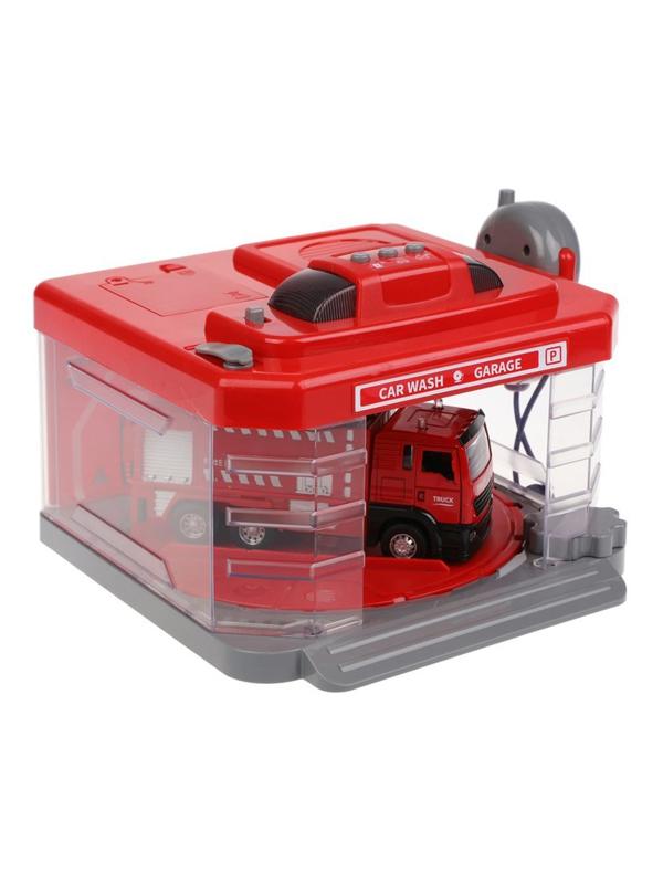 Игр.набор Автомойка, в комплекте: предметов 2шт., машина металл., откр.двери,
эл.пит.АА*3шт.не вх.в комплект, коробка, в ассортименте