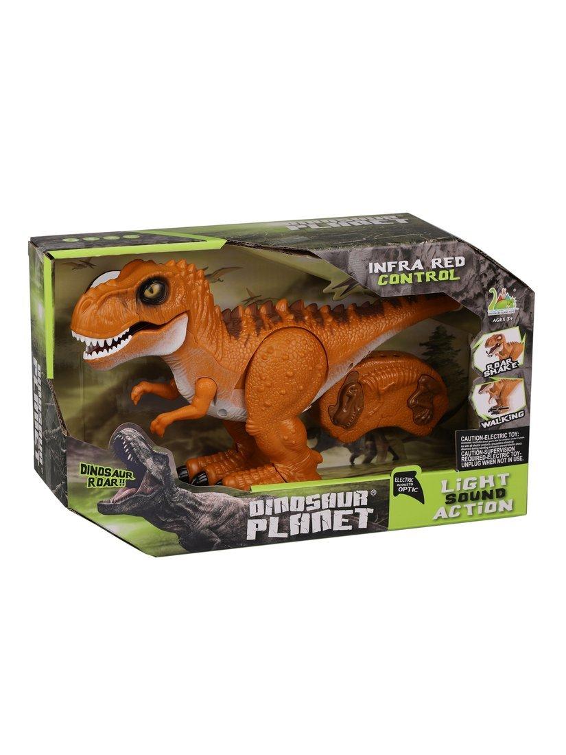 Динозавр на ИК управлении, 2 канала, свет, звук, эл.пит. АА*2, ААА*2 не вх.в
компл., кор.