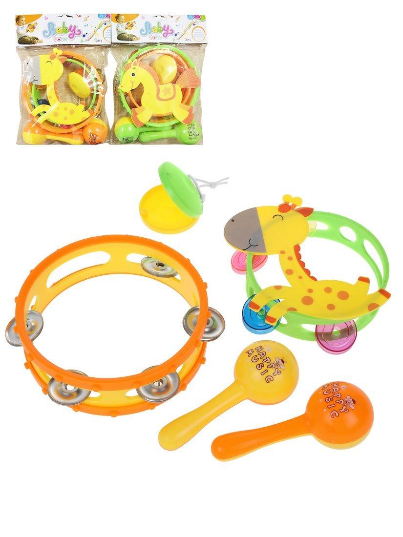 Набор музыкальных инструментов, 5 предметов, в ассорт., пакет