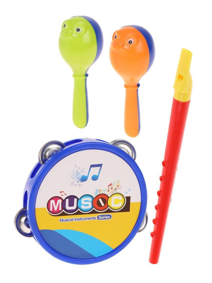 Набор музыкальных инструментов, 4 предмета, блистер