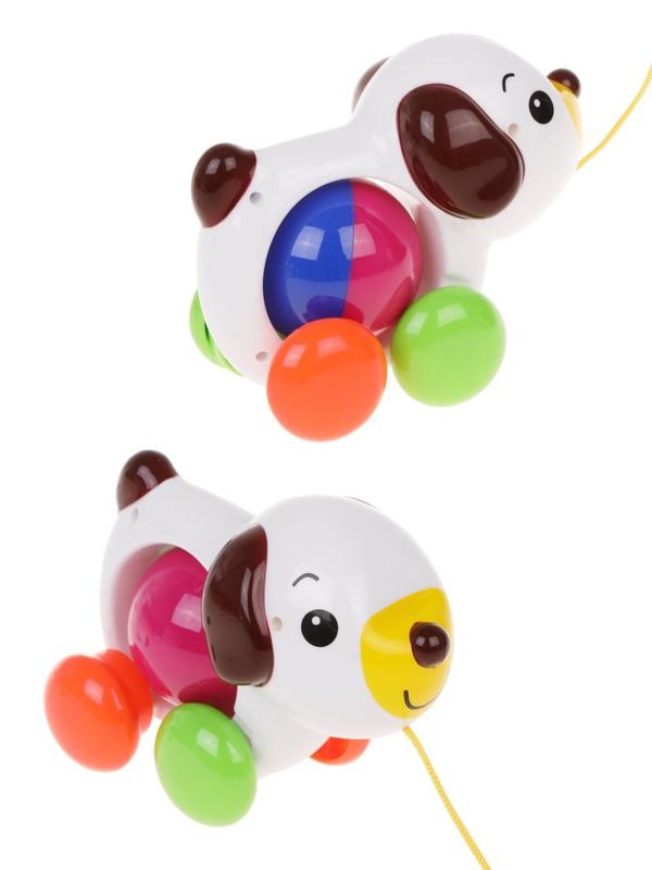 Каталка Щенок на веревочке, пакет