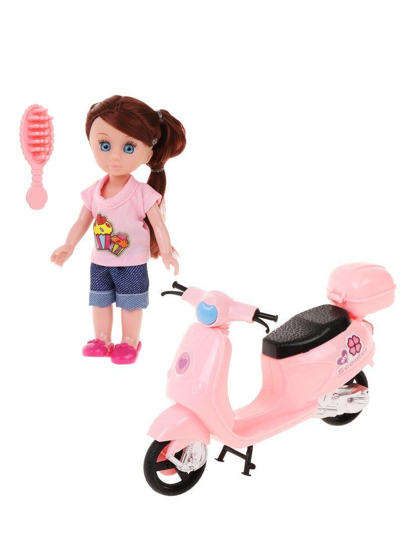 Игр. наб.  На прогулке, в компл. кукла 15см., предм. 2шт., в ассорт., кор.