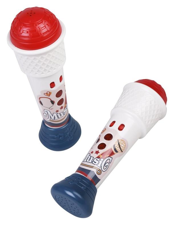 Микрофон дет. свет, звук, эл. пит. ААх2, не вх. в компл., коробка