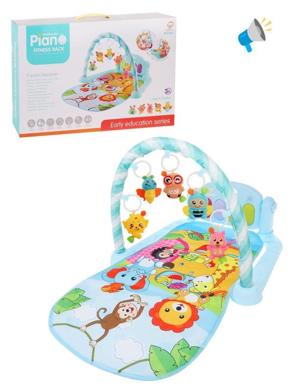 Коврик развивающий, звук, эл.пит. ААх3 не вх.в компл., кор.