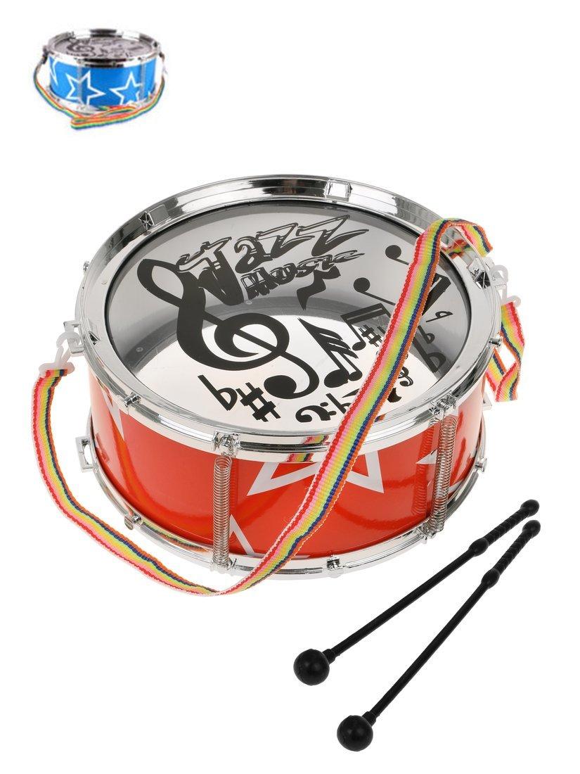 Музыкальная игрушка барабан, в ассорт., пакет