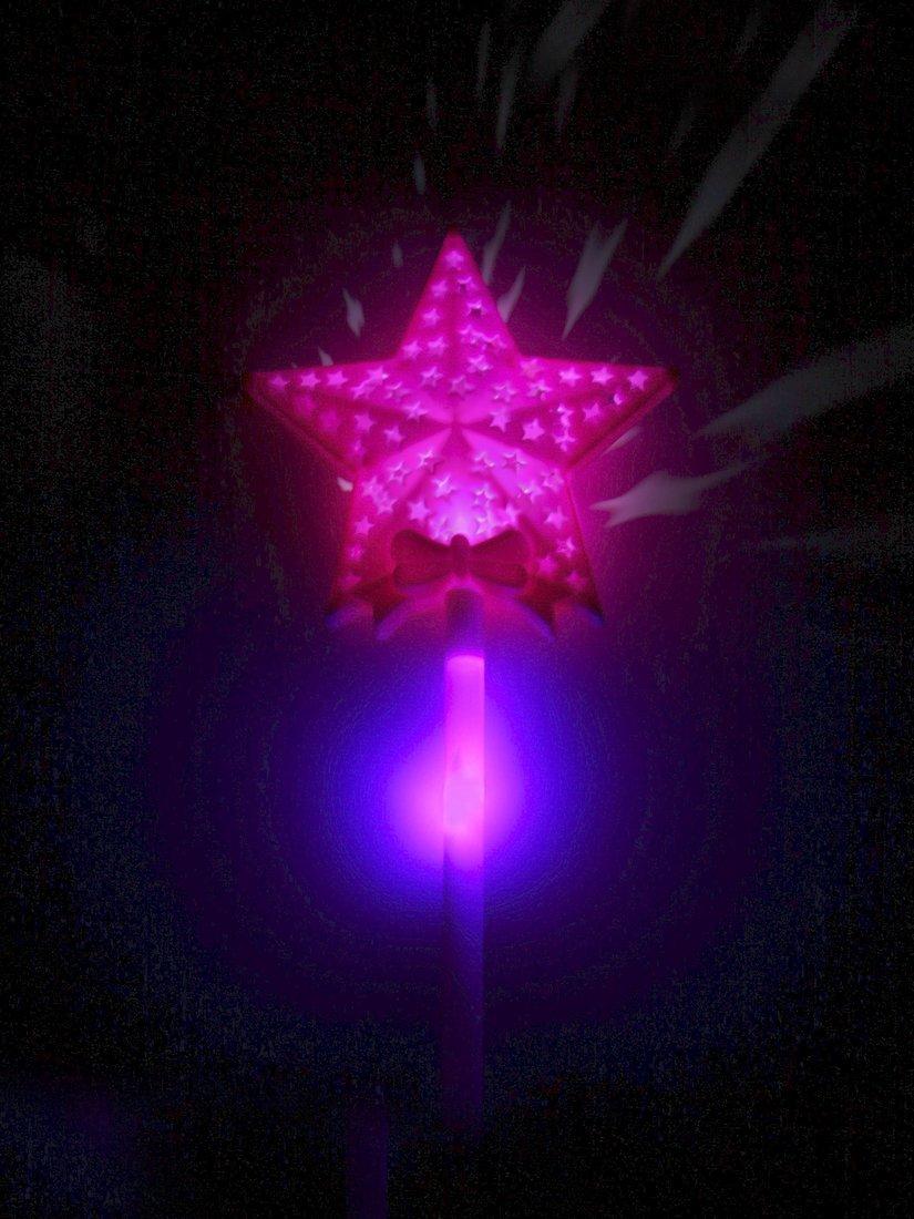 Палочка эл., Звезда, 38 см, свет, эл.пит. AG13х3 шт. вх.в компл., в ассорт.,
пакет