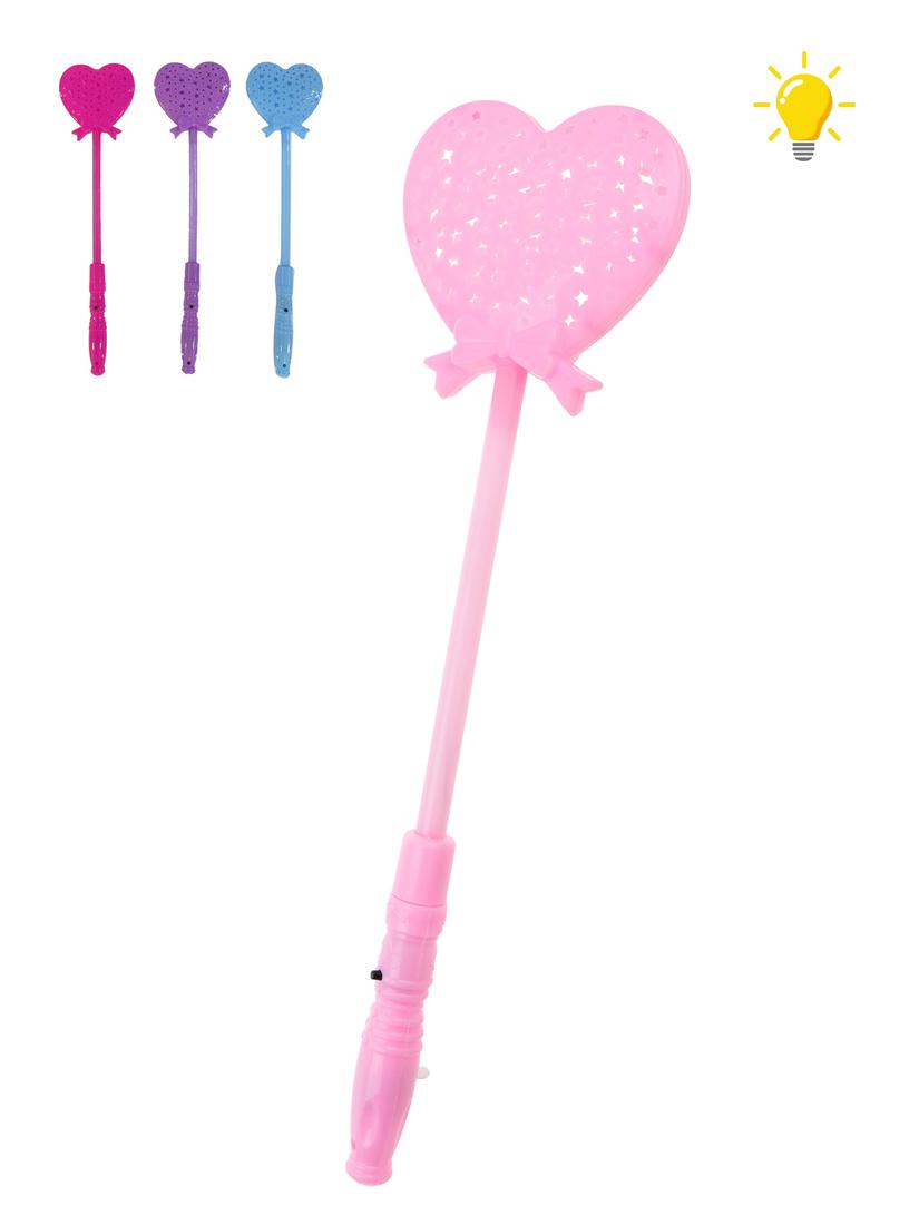 Палочка эл., Сердце, 38 см, свет, эл.пит. AG13х3 шт. вх.в компл., в ассорт.,
пакет