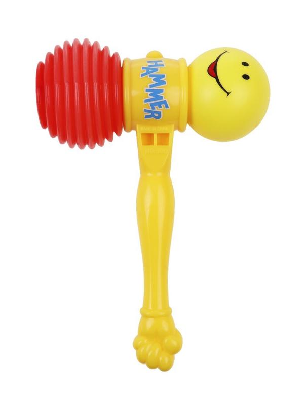 Молоточек-пищалка, 18 см, в ассорт., пакет