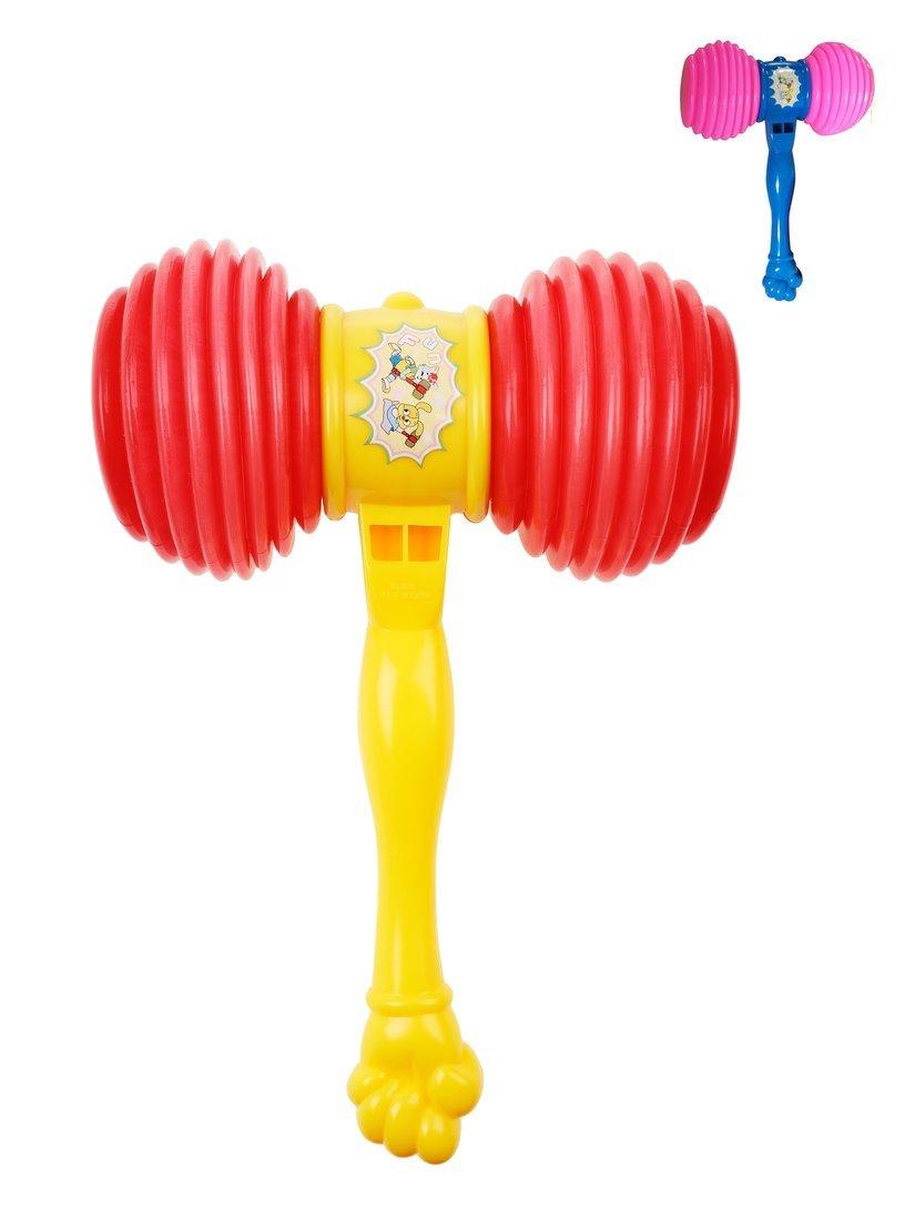 Молоточек-пищалка, 28 см, в ассорт., сетка