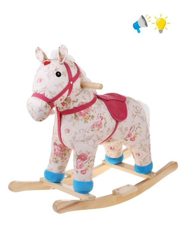 Лошадка-качалка 71 см, свет, звук, эл.пит. AAх2 шт. не вх.в комплект