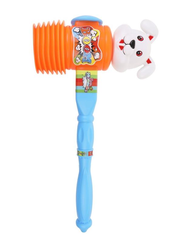 Молоток-пищалка Заяц в ассорт., сетка