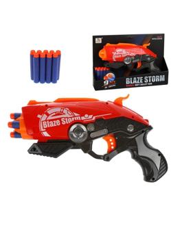 Бластер с мягкими пулями, в комплекте: м/пули 9шт.