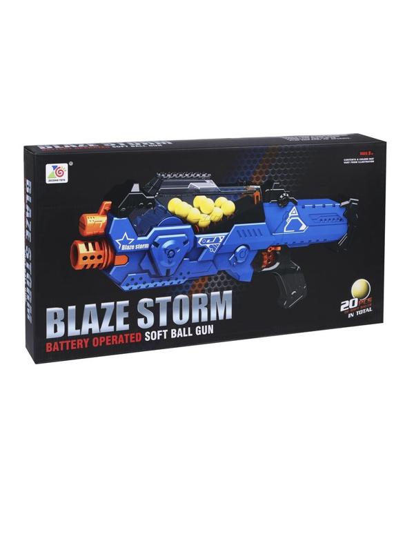 Бластер с мягкими пулями, в комплекте: м/шары 20шт., элементы питания АА*8шт.
не входят в комплект