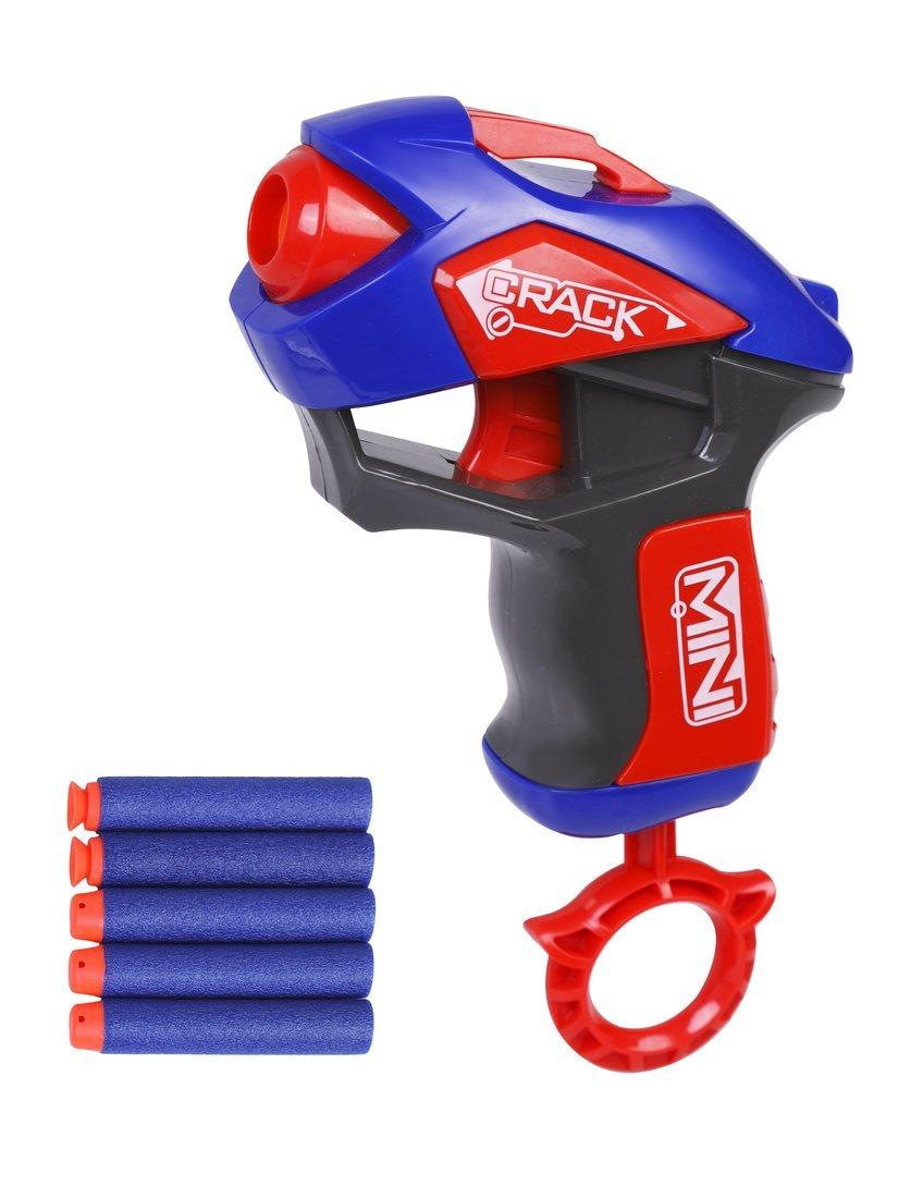 Бластер-мини с мягкими пулями, в комплекте: м/пули 5шт.