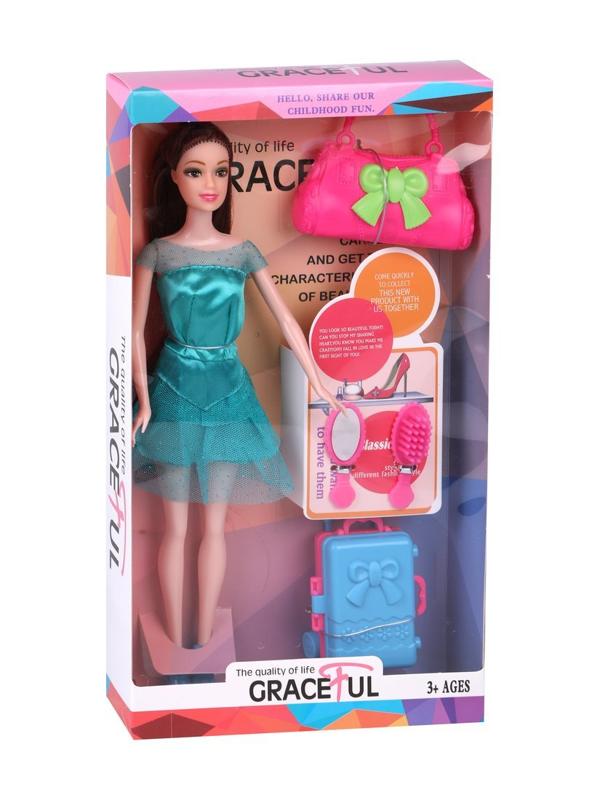 Игр. наб. Красотка, в компл. кукла 29см, предм. 4шт. в ассорт., кор.