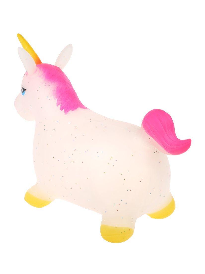 Животное-прыгун Единорог Moby Kids с блёстками, 1 300 г (розовый хвост)