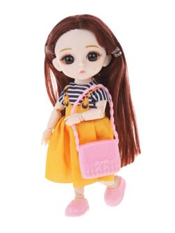 Игр.наб.Модница, в компл. кукла 17см., предм. 1шт., пакет