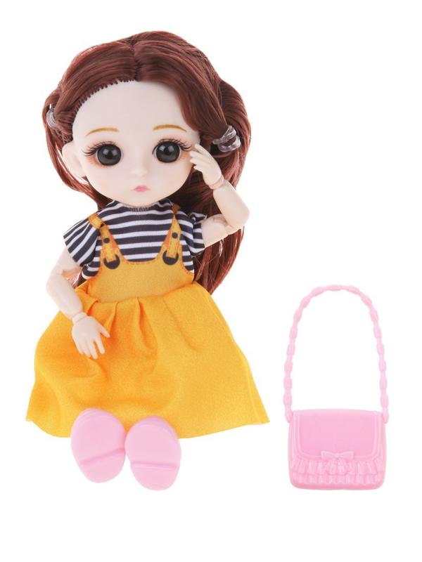 Игр.наб.Модница, в компл. кукла 17см., предм. 1шт., пакет