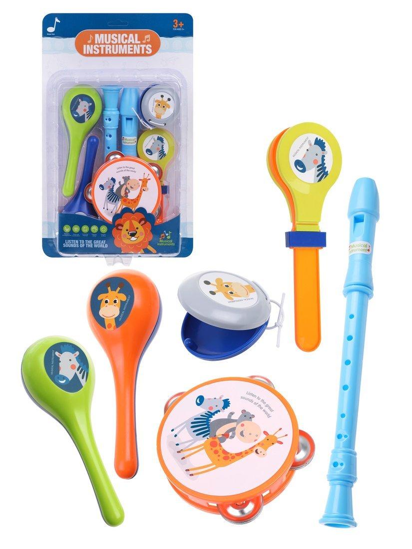 Набор музыкальных инструментов, 6 предметов, блистер