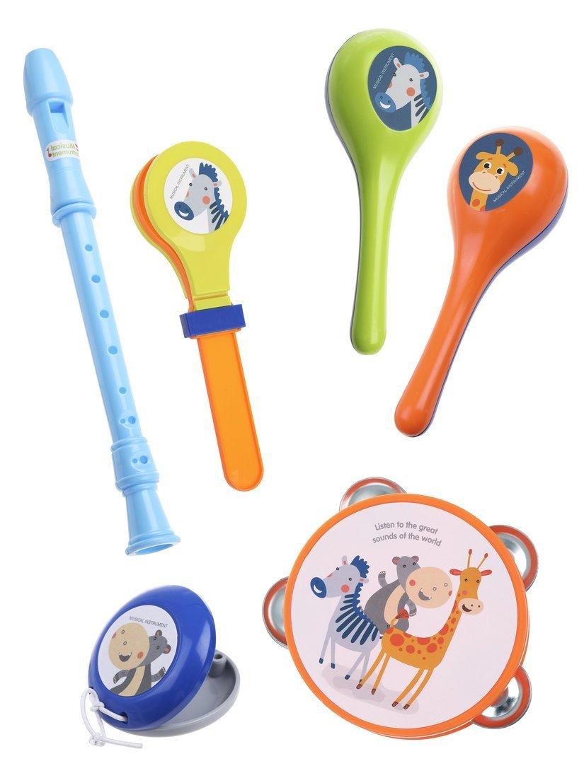 Набор музыкальных инструментов, 6 предметов, блистер