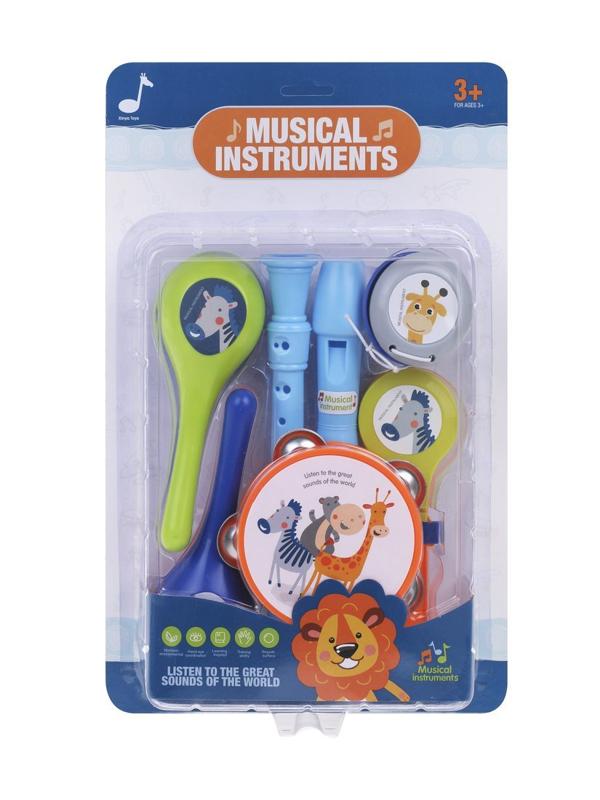 Набор музыкальных инструментов, 6 предметов, блистер