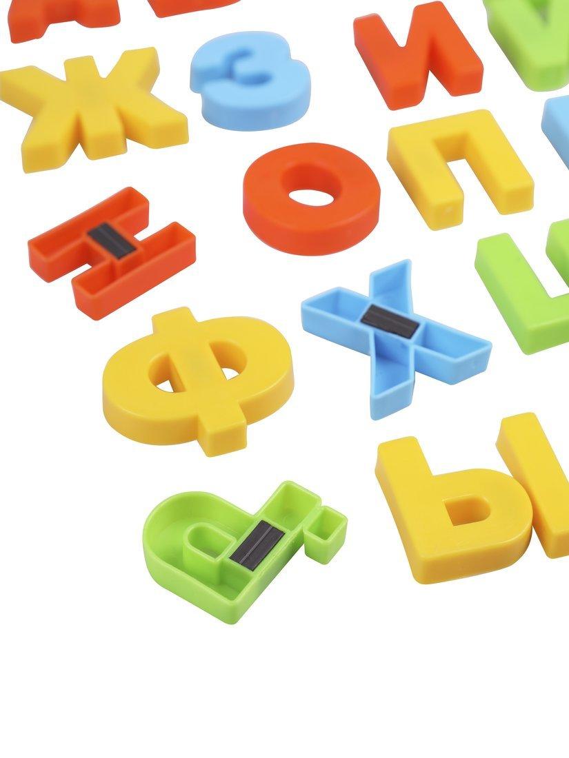 Набор магнитных букв, русск., 33 шт, блистер