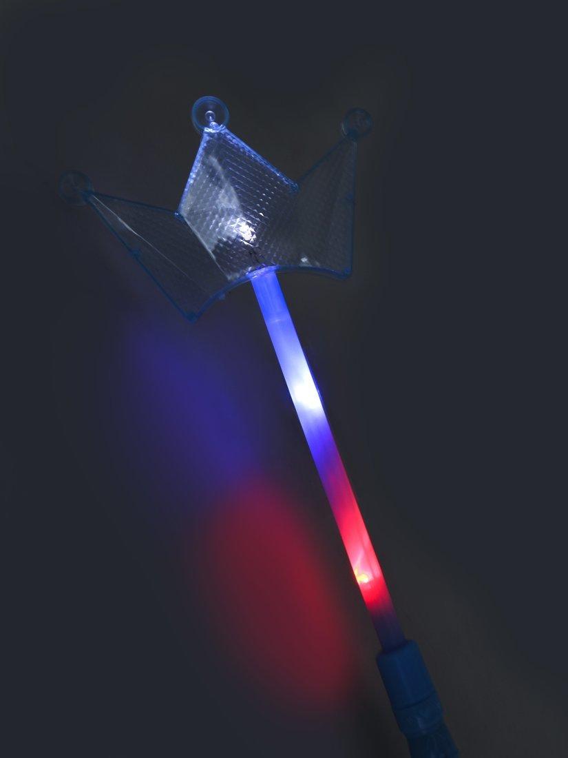 Палочка эл., Корона, 36 см, свет, эл. пит. AG13х3 шт. вх. в компл., в ассорт.,
пакет