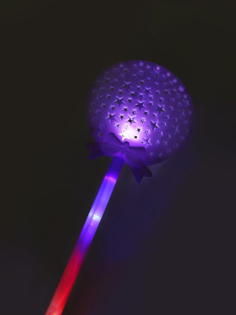 Палочка эл., 37 см, свет, эл. пит. AG13х3 шт. вх. в компл., в ассорт., пакет