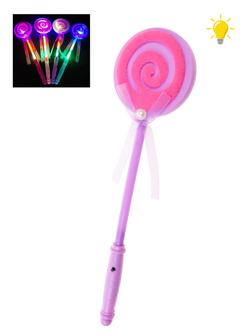 Палочка эл., 34,5 см, свет, эл. пит. AG13х3 шт. вх. в компл., в ассорт., пакет