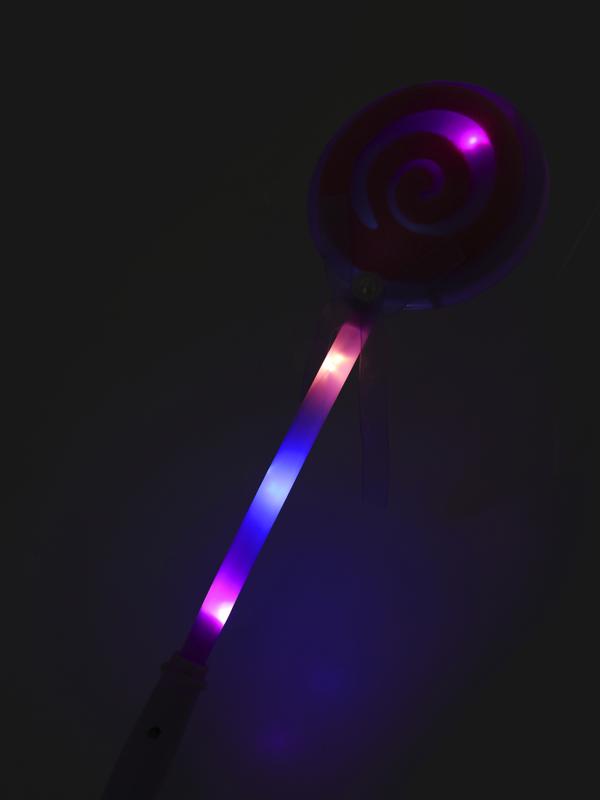 Палочка эл., 34,5 см, свет, эл. пит. AG13х3 шт. вх. в компл., в ассорт., пакет