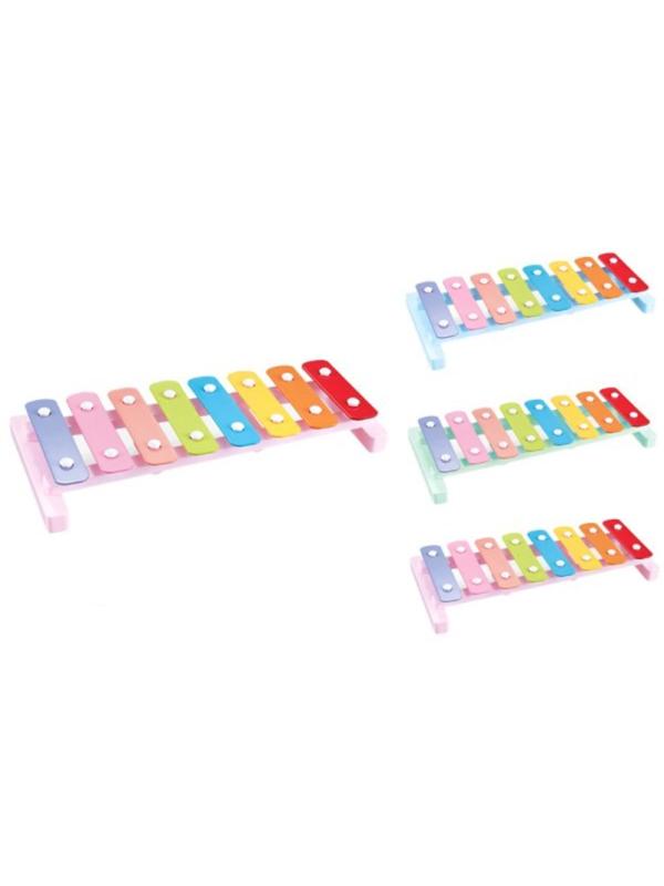 Музыкальный инструмент: Ксилофон, 8 нот, в ассорт., пакет