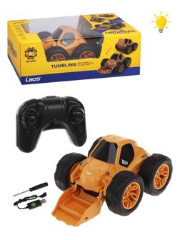 Машина-перевертыш радиоуправляемая, 5 каналов, свет, в комплекте: аккумулятор,
USB шнур, предмет 1шт., элементы питания АА*2шт. не входят, коробка