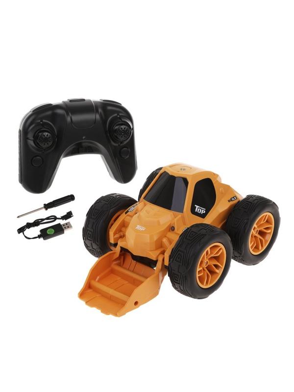 Машина-перевертыш радиоуправляемая, 5 каналов, свет, в комплекте: аккумулятор,
USB шнур, предмет 1шт., элементы питания АА*2шт. не входят, коробка