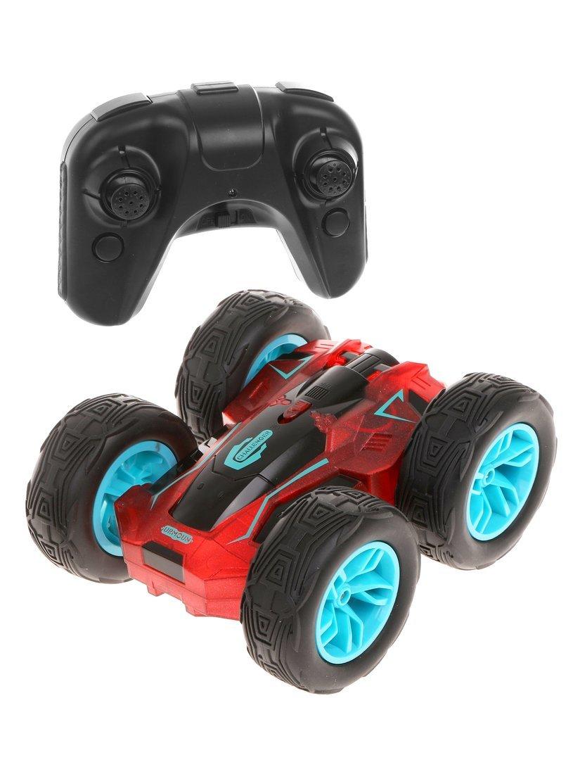 Машина-перевертыш радиоуправляемая, свет, в комплекте: аккумулятор, USB шнур,
предмет 1шт., элементы питания АА*2шт. не входят, коробка, в ассортименте