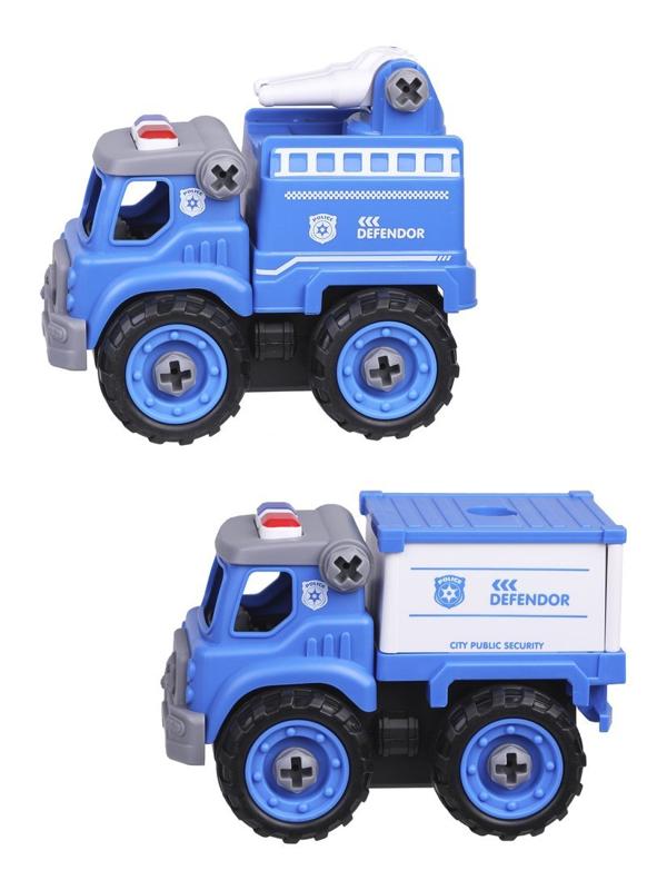 Конструктор-скрутка Парковка, свет, звук, эл. пит. AG3х3 вх. в компл., коробка