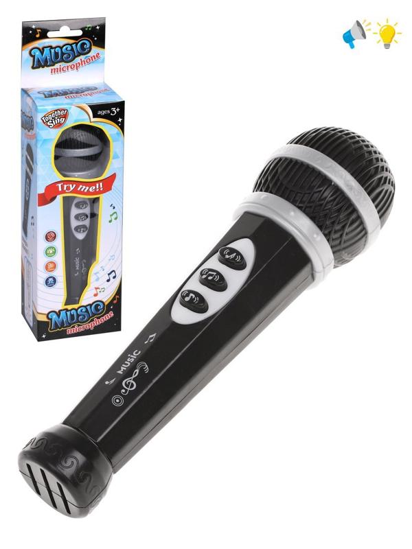 Микрофон, свет, звук, эл. пит. AАAх3 не вх. в компл., коробка