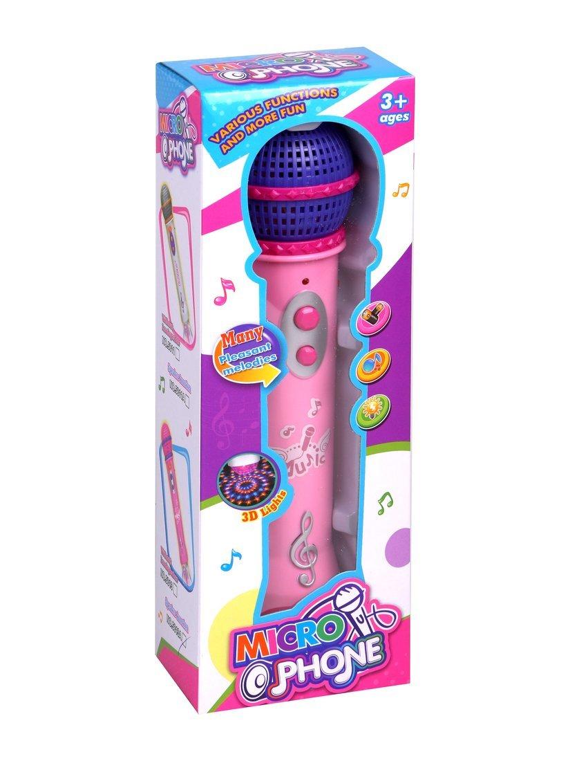 Микрофон, свет, звук, эл. пит. AAх2 не вх. в компл., коробка