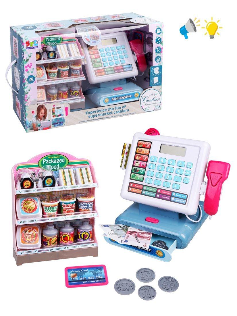 Игр. наб. Супермаркет, свет, звук, в компл. предм. 20шт., эл. пит. AAх2шт. не
вх. в компл., кор.