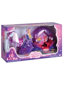 Игр. наб. Экипаж, в компл. лошадь, карета, кукла, кор.