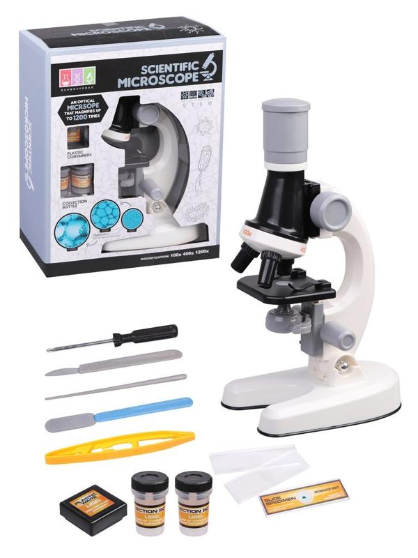 Микроскоп, эл.пит. ААх2 не вх. в компл., в ассорт., коробка