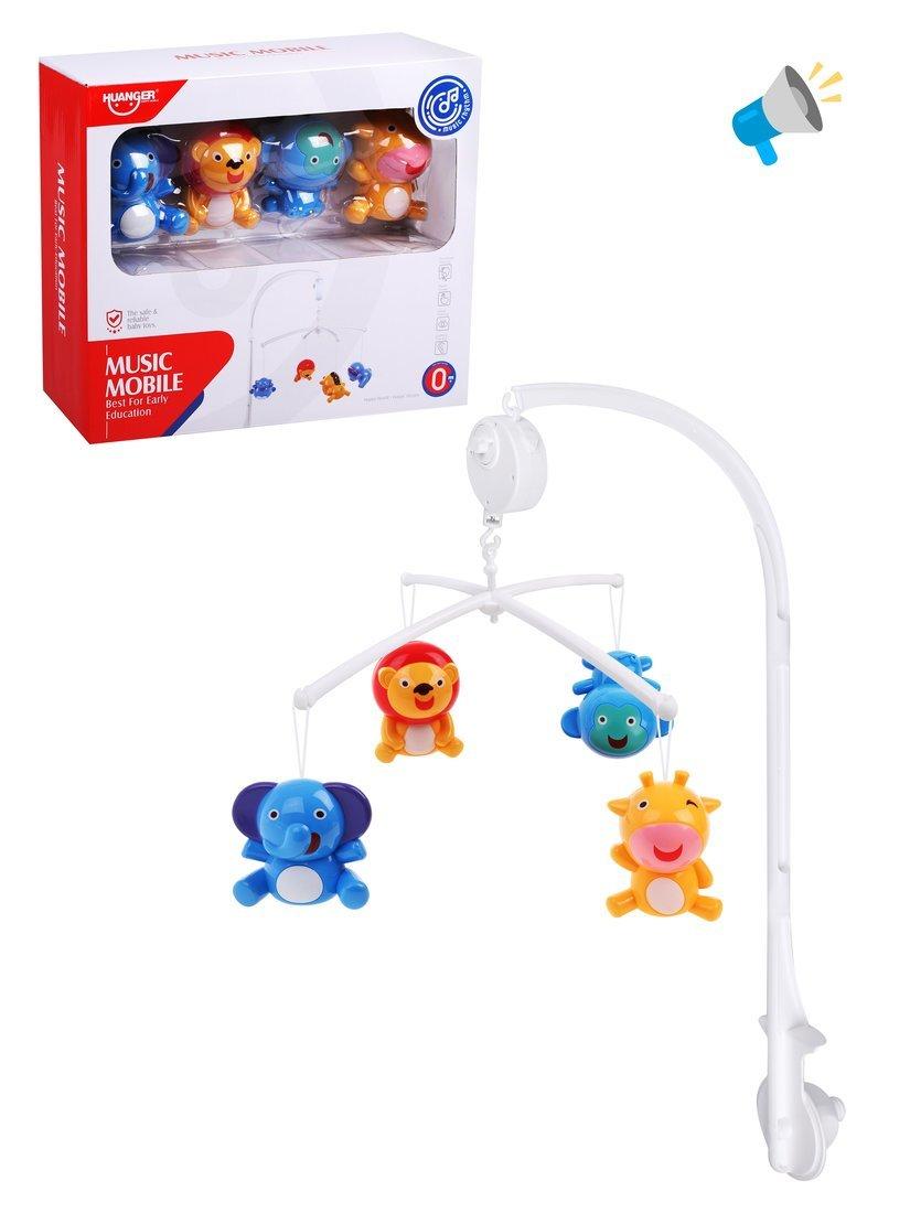 Мобиль, зав., 4 игрушки, коробка