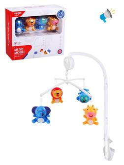 Мобиль, зав., 4 игрушки, коробка