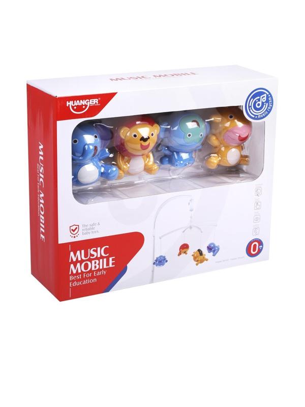 Мобиль, зав., 4 игрушки, коробка