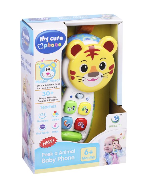 Телефон, свет, звук, эл. пит. АААх2 шт., не вх. в компл., коробка