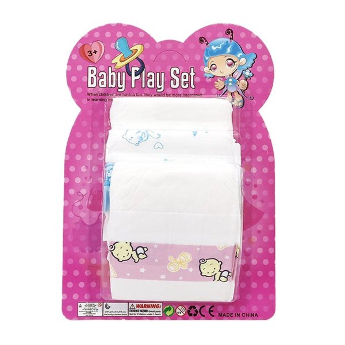 Памперсы для куклы - 3шт., блистер