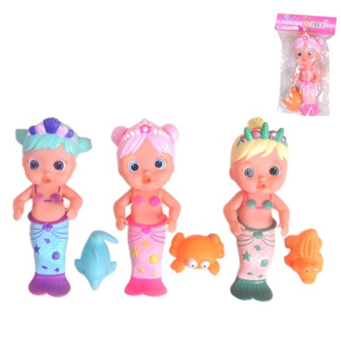 Игр. наб. Русалка, в компл. кукла-русалка 22см., предм. 1 шт. в ассорт.,
пакет