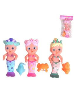 Игр. наб. Русалка, в компл. кукла-русалка 22см., предм. 1 шт. в ассорт.,
пакет