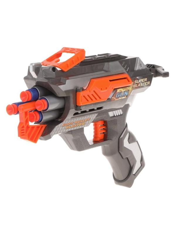 Игровой набор Меткий стрелок, в комплекте: мягкие пули 12шт., предметов 3шт.,
тестовые элементы питания AG10/LR1130*3шт., коробка, в ассортименте